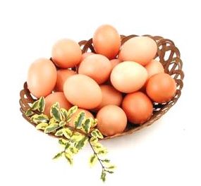 Avícola San Miguel canasta con huevos